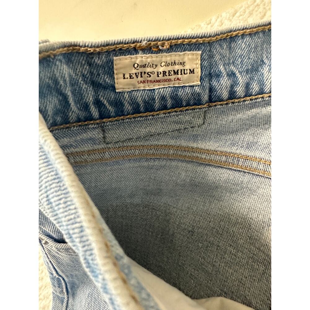 Levis Womens 70s High Slim Straight Denim Jeans Size 28 - Picture 6 of 8